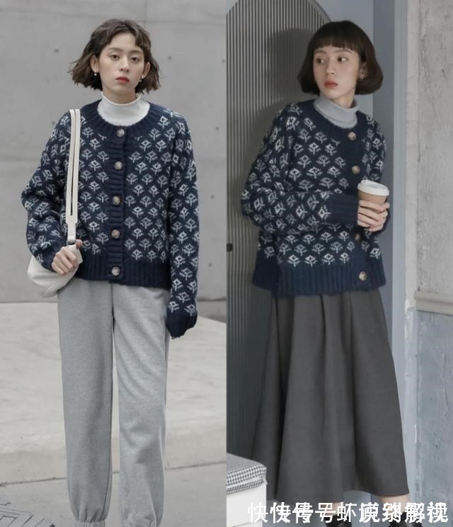 穿搭 早春不知道穿啥外套毛衣外套逆袭归来,这些搭配就很好看!