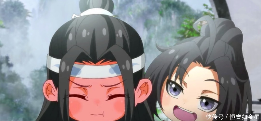 蓝湛|魔道祖师Q萌魏婴哭鼻子,送蓝湛礼物,皮皮羡很吃香!