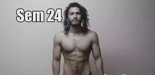 记录照|8个月，这个小伙用35张记录照告诉你，健身能带给身材多大改变