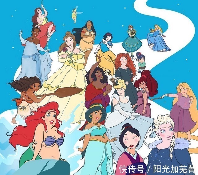 动画风|每逢假期胖十斤,连迪士尼公主都逃不了,肉嘟嘟的动画风开始变调