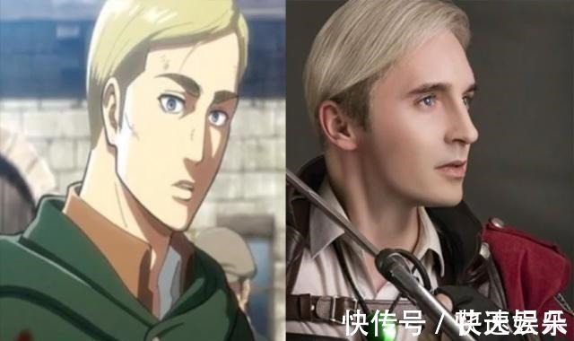美队|《进击的巨人》神级COSPLAY,埃尔文团长神似美队,兵长岂止1米6