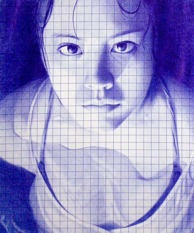 艺术@大神级的圆珠笔画:艺术家纳森·洛伦扎纳的作品