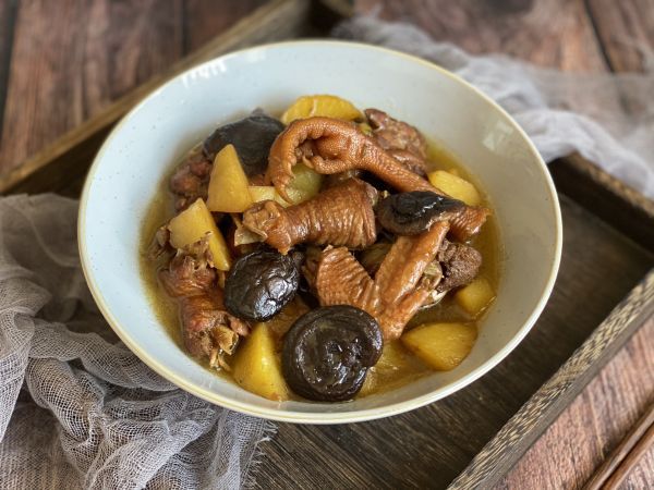炖肉档|小鸡炖蘑菇