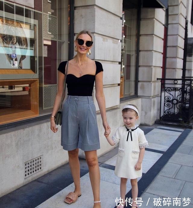 精致 当妈后别总“灰头土脸”,这位辣妈的精致穿搭,保准让你美成焦点!