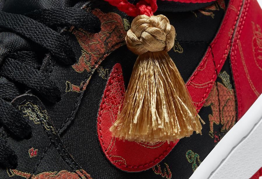 流苏刺绣!低帮Air Jordan 1中国年配色满载满满诚意而来!