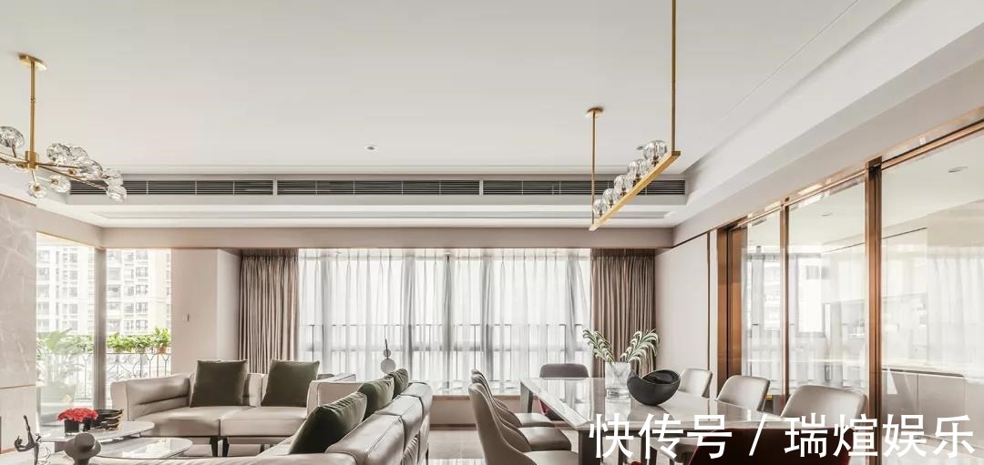 u形|206平轻奢大宅,一进屋就被吸引了每寸空间都散发着优雅气息