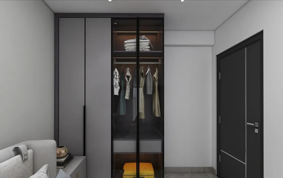 衣柜|喜欢深色系不能错过的设计,这套4房两厅尽显高级