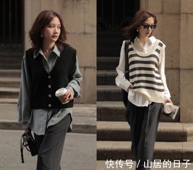 裤子 这才是40岁女人该有的打扮，“短上衣+裤子”，简约大方显气质！