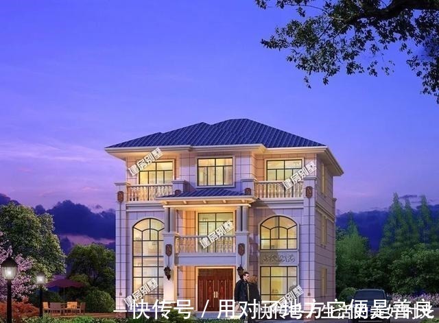 老家|宽11米左右的农村简欧别墅,外观美布局赞,老家生活乐悠悠!