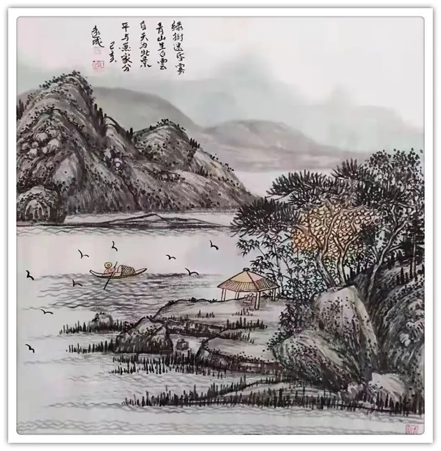 荣宝斋画院#杨远成|《翰墨传情·助力冬奥》全国书画名家优秀作品线上展