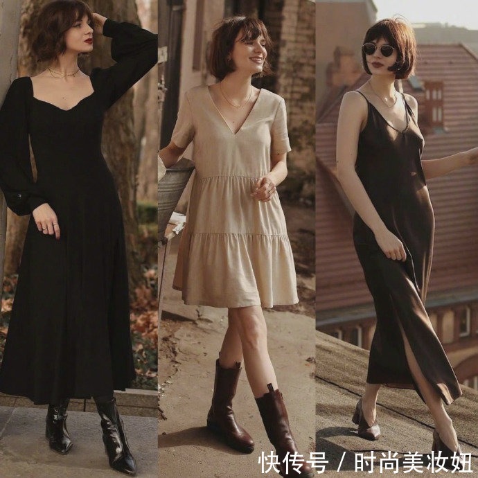 连衣裙|别再追求时髦范了,高级穿搭更显气质,优雅复古搭配简约不过时