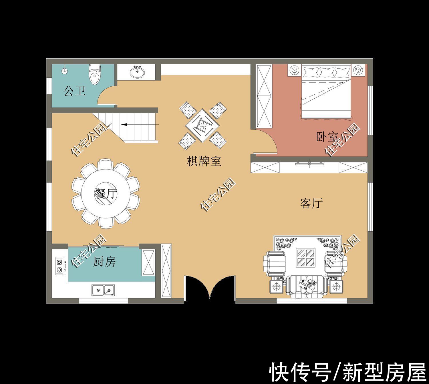 建筑|还在因宅基地小而烦恼？来看看这十套图纸，小天地也有大精彩