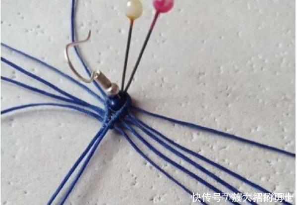 蜡绳编的中国风流苏耳饰,精致大方,DIY手工编绳附教程