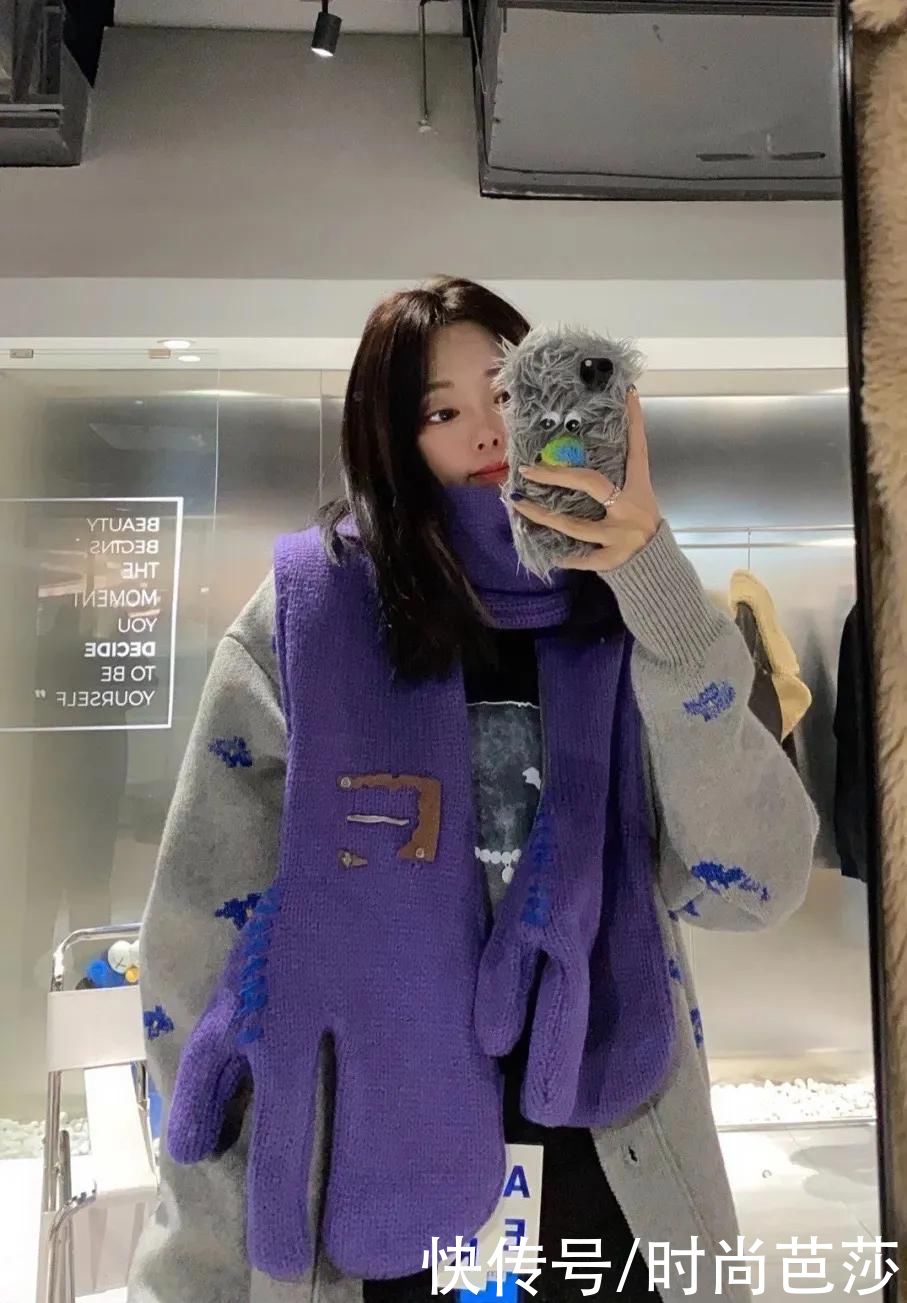  围巾|会挑围巾的女孩，衣Q不会太低，比如Jennie