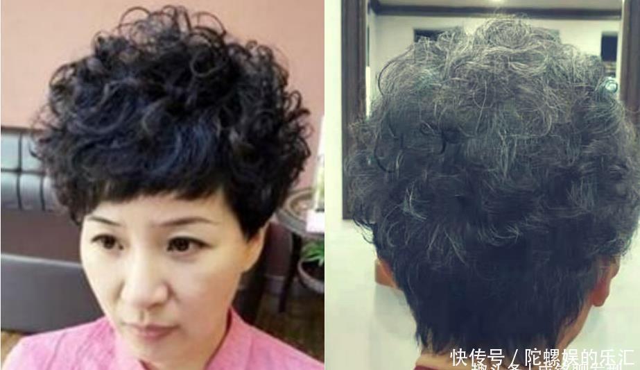 短发|为什么老人都喜欢短卷发?因为短发干练好打理,显发量又时髦减龄