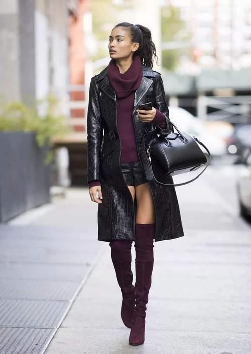 ?冬天买靴子少买黑色，建议这3种“高级色”，时髦百搭显腿长