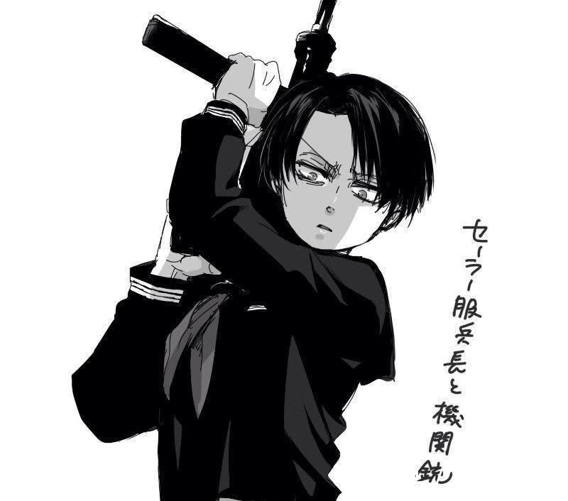 阿明|当《进击巨人》主角换上现代装，阿明变成伪娘，大白褂兵长太帅了