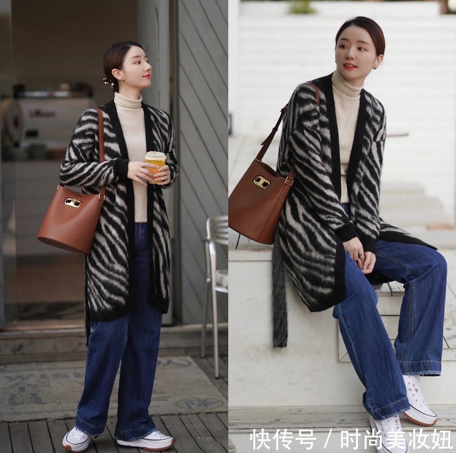 通身 “针织衫+阔腿裤”更有气质,借鉴这4种穿搭术,穿出高级时尚感