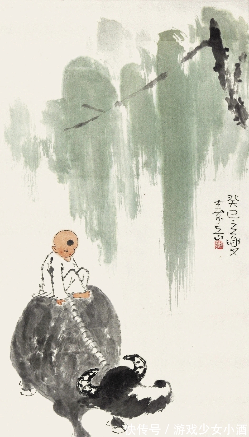 李将军&他贵为山水画大师的儿子,绕开中国画师承的最大忌讳,可敬可嘉!