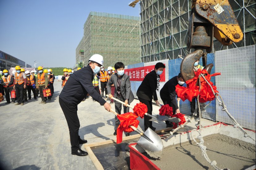 中国工程院院士|世界最大体量组合式空腹楼盖结构建筑在淄博封顶