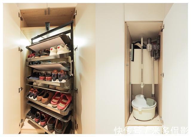 客厅|北京四口之家的59㎡,超强收纳的玄关、大客厅、双卫浴,厉害!