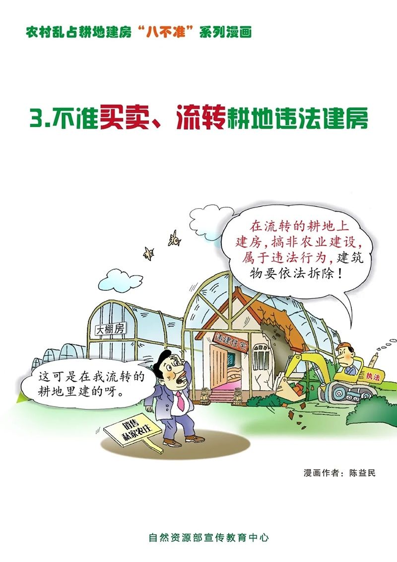 农村乱占耕地建房“八不准”|漫画图解 | 图解