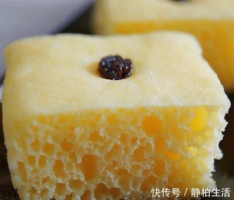 面粉|“懒人版”发糕,鸡蛋加面粉,简单搅一搅,做出来松软又香甜!
