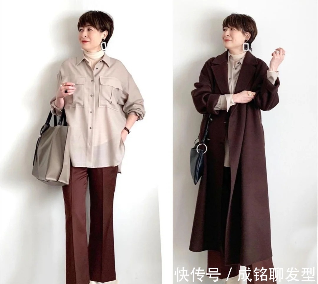 针织衫|六十岁的女人也可以如此优雅!真实自然又好看,时髦大气又显年轻