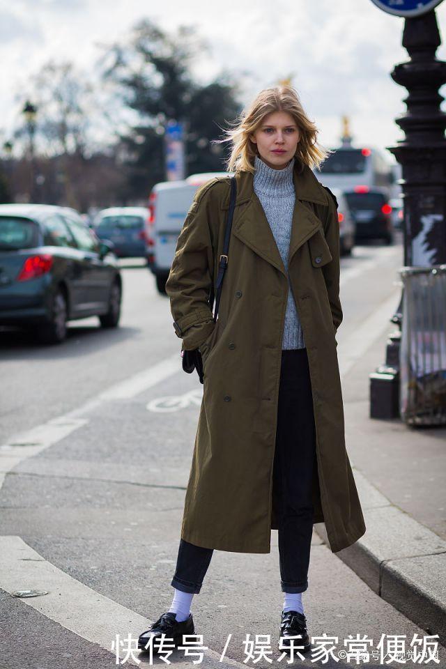 秋冬的惊艳,就交给“大衣+高领毛衣”吧!4种风格,承包你的时尚