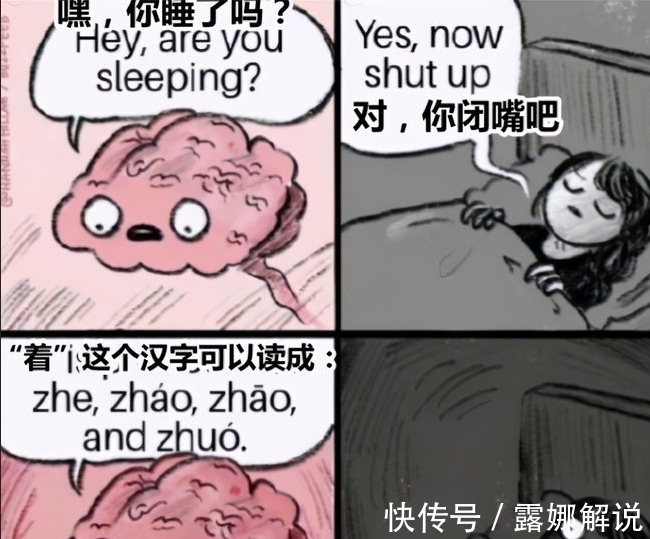 梗图&外国人吐槽学中文难度大,几张梗图看出真相,网友看完笑出鹅叫