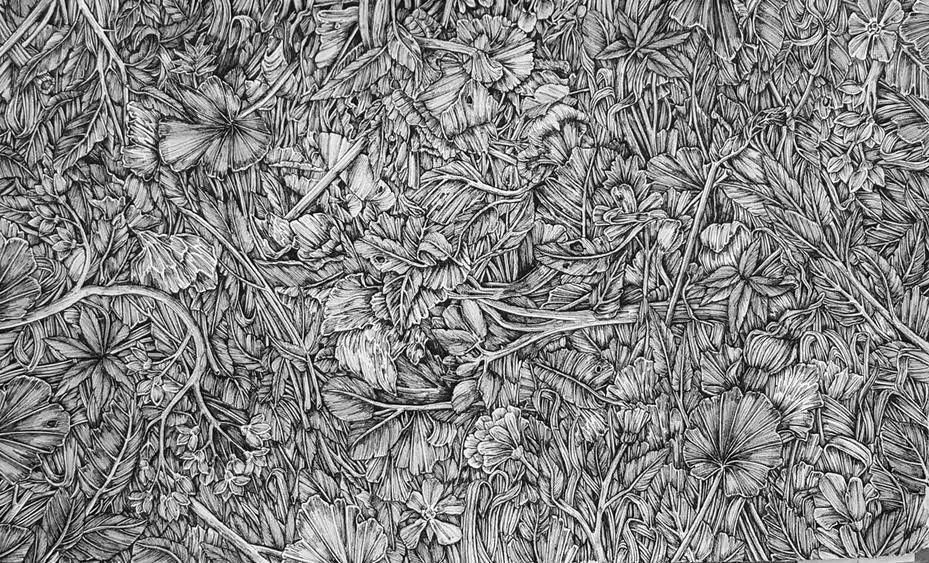 艺术学院|一幅画用掉上百支笔,看到最后成果这么震撼,也就不觉得心疼了