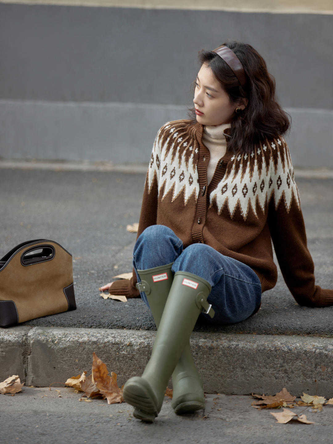 博主|长筒靴怎么穿?建议你试试“塞裤脚”,显高显瘦还超级有范儿