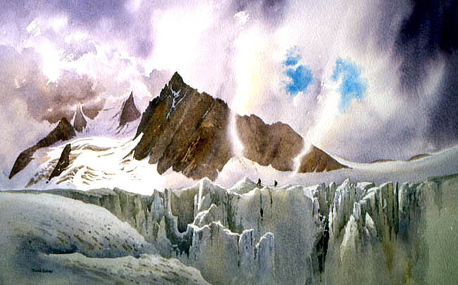 水彩画@英国顶尖水彩画家戴维 · 贝拉米的风景绘画作品