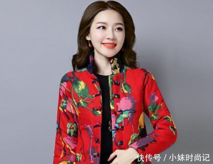  棉服|这几款“民族风”棉服外套, 6070后女士穿, 美的人人羡慕