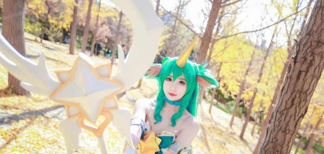 lol|cos:lol星之守护者索拉卡cos正片@言忆