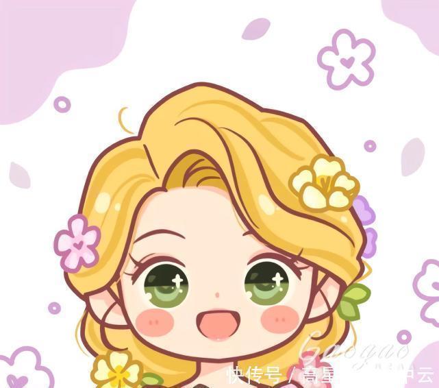 日漫画风|迪士尼公主与“日漫画风”的碰撞,全员化身大眼萌妹、可爱到抓狂!