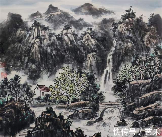 美术师@“道法嵩山”知名画家赵洪涛作品赏析