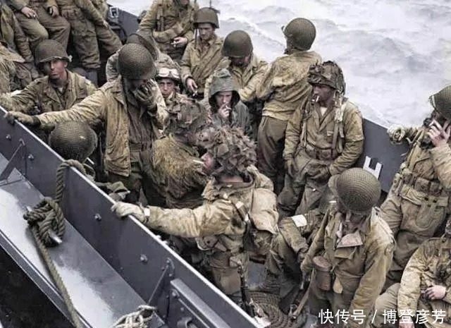 德军|彩色二战老照片：300万盟军强登诺曼底，希特勒末日就此到来