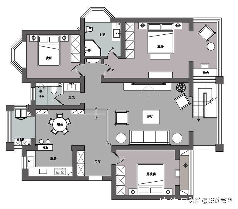 棋牌室|卖掉城里小房子，在郊区买一套大别墅，晒晒我家330平农家小院