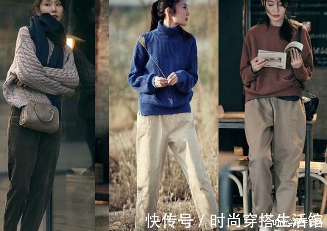 针织衫|秋冬的衣服别买太多,真正有品位的女人,备上这几件基础款就够了