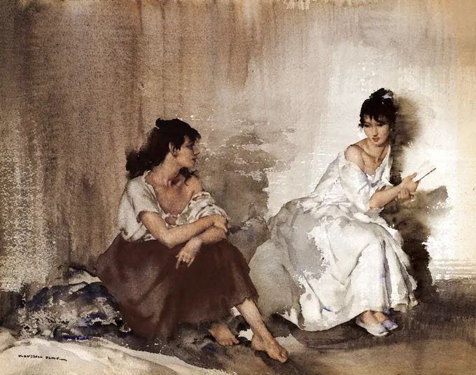 他是最会画人体画作的 世界顶尖级水彩大师