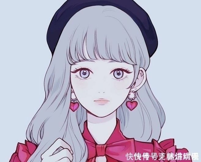头像|一组少女心十足的好看插画，很适合做卡通动漫头像哦！