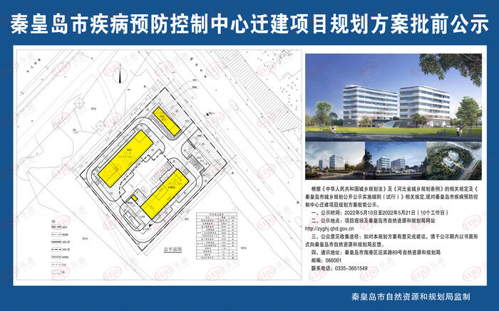 迁建|市疾控中心迁建新项目规划方案公示 建面1.2万㎡共分三栋建筑