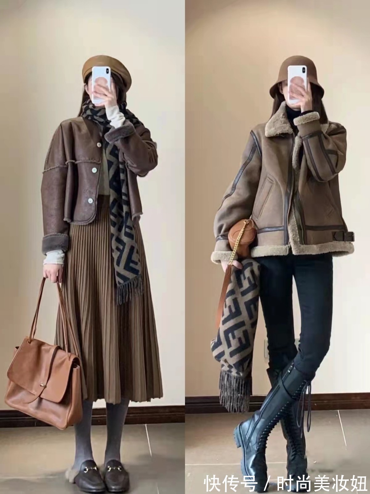 深色系|冬季保暖又优雅的穿搭,get这几种搭配思路,好看又显气质
