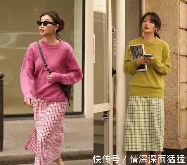 搭配 初秋搭配卫衣不如选针织衫，这两种搭配方式，简单实用还洋气！