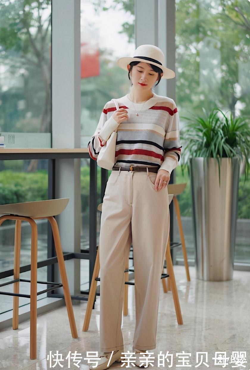 技巧|“毛衣+阔腿裤”穿对有多时髦!这4种博主专用穿搭技巧,显气质