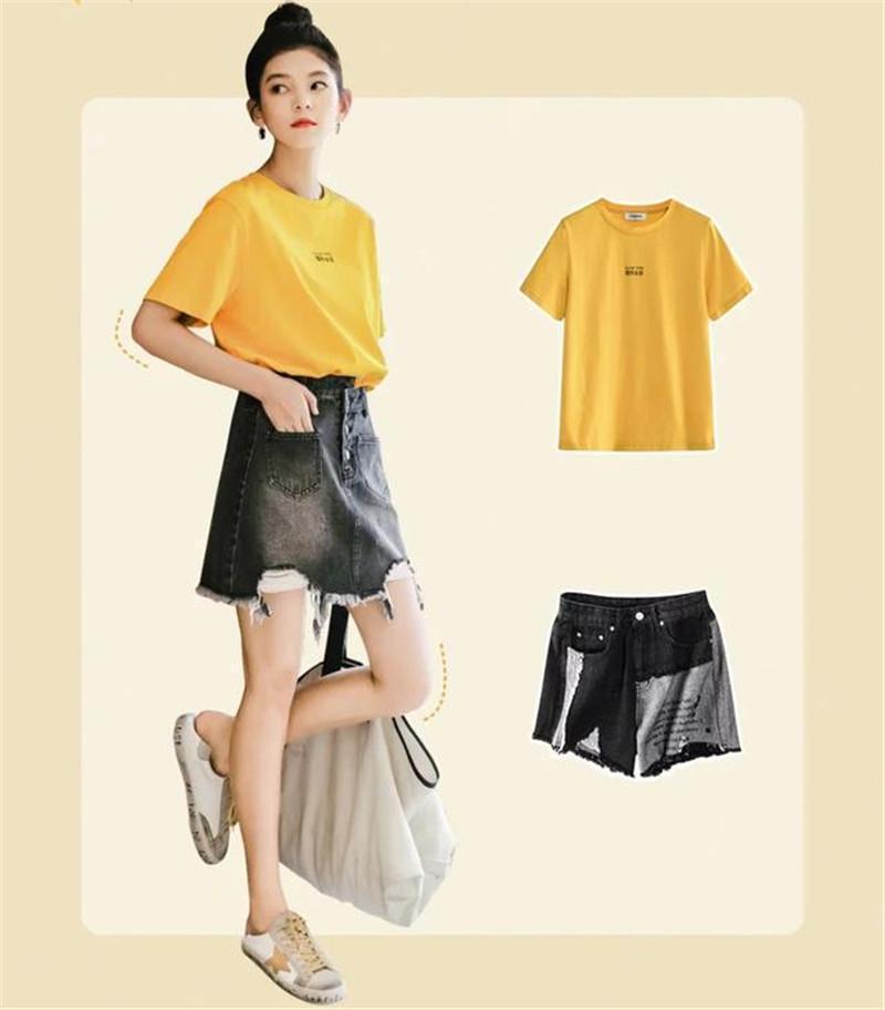 T恤|少女感彩色系穿搭,清爽减龄显气质,天天不重样的元气女孩搭配