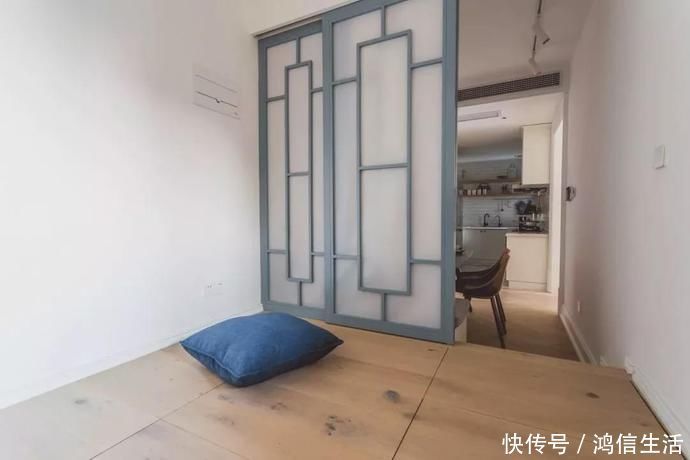 储物空间|77平的小户型二居室,次卧做全屋榻榻米设计,太实用了