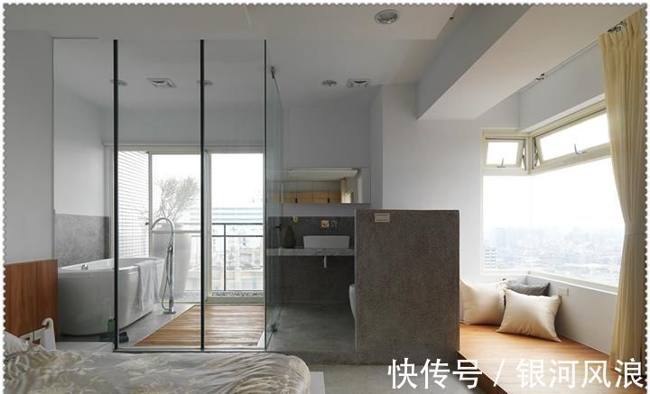 餐厨|100㎡的高层住宅,阳台抬高10cm,客餐厨“合为一体”,谁见过?