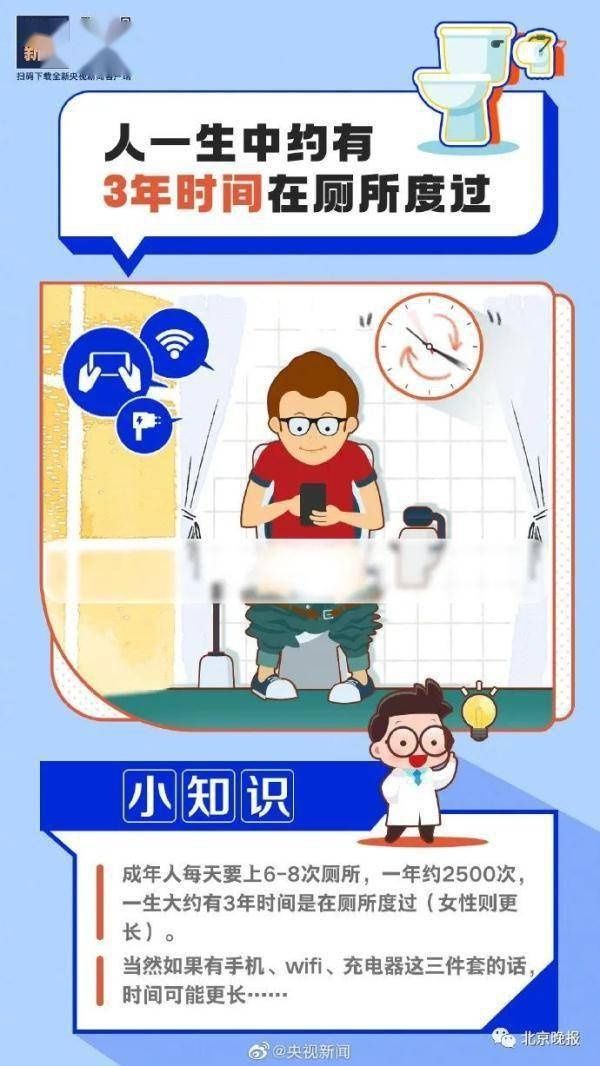 央视新闻|@上厕所玩手机的你，这样更易传播疾病